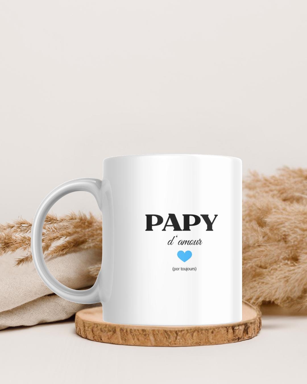 Mug Papy d’Amour – Tasse Cadeau pour Grand-Père – Cadeau Papy Original – Idée Cadeau Papy – Fête des Pères