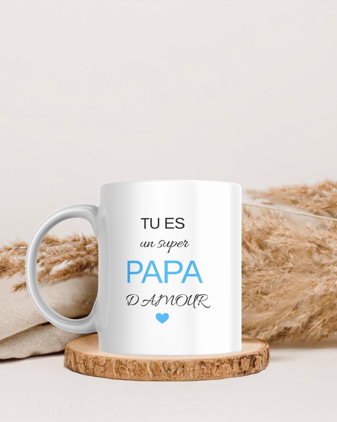 Mug Super Papa d'Amour | Cadeau Fête des Pères | Tasse Papa Pleine d'Amour