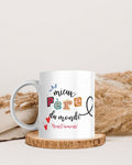 Mug Photo Meilleur Père du Monde | Cadeau Fête des Pères Personnalisé | Tasse Papa avec Photos