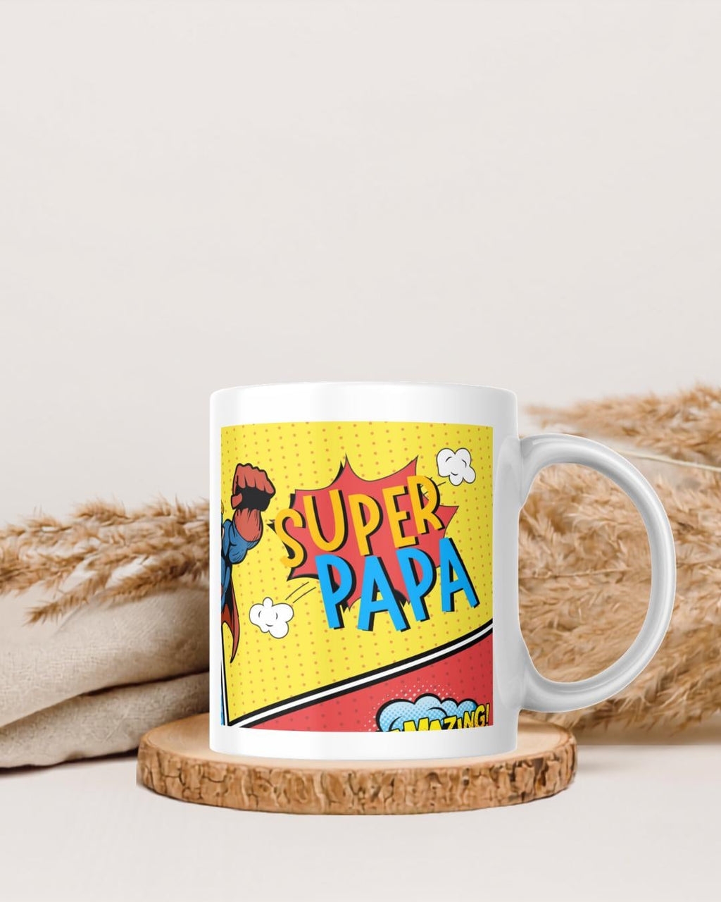 Tasse Papa Héros du Quotidien | Cadeau Unique pour Père