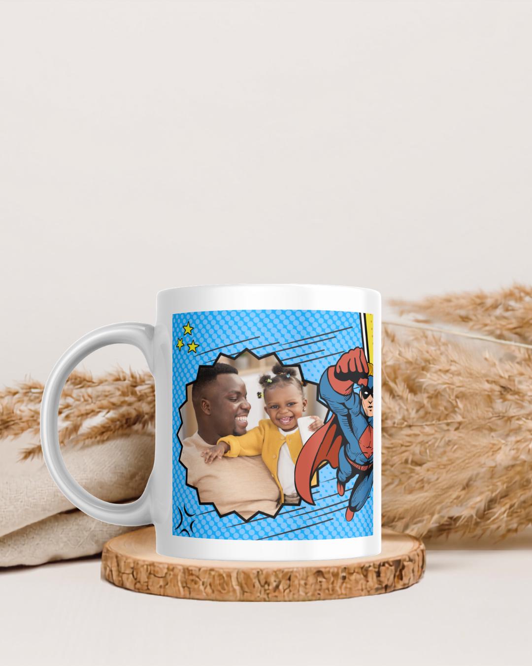 Tasse Papa Héros du Quotidien | Cadeau Unique pour Père