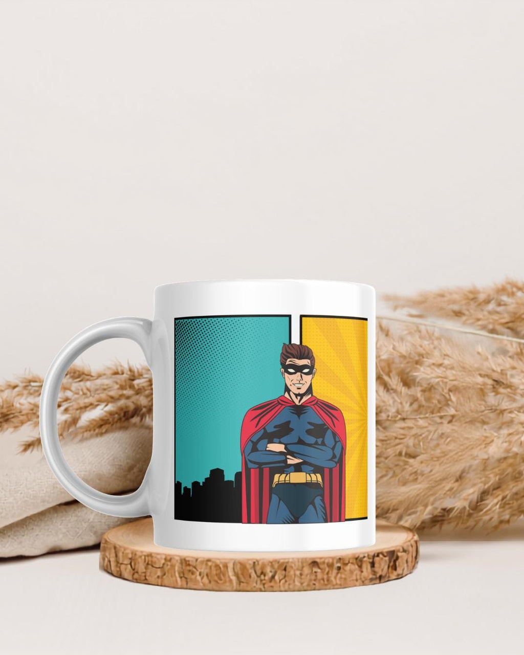 Mug Super Papa | Cadeau Fête des Pères Original | Tasse Mon Super-Héros Préféré