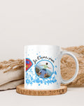 Mug Photo Super Père Personnalisé | Cadeau Papa avec 2 Photos | Tasse Fête des Pères